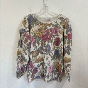Vintage Denim Republic Floral Sweater